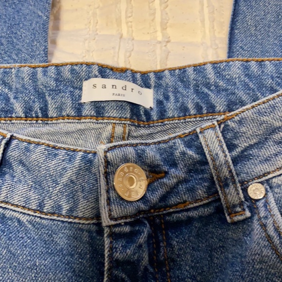 Sandro Paris RARE bluv vintage  high rise - Picture 3 of 9